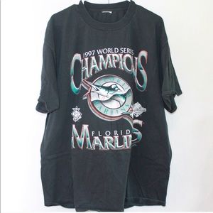 VINTAGE 1997 Florida Marlins World Series T-Shirt